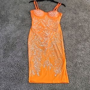 Orange dress
